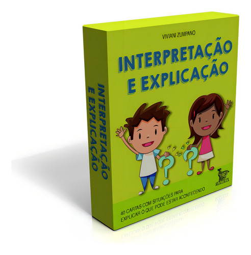 Interpretação e explicação: 40 cartas com situações para explicar o que pode estar acontecendo, de Zumpano, Viviani. Editorial Matrix em português, 2022