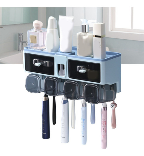 Soporte Para Cepillos De Dientes, Estante, Sin Perforaciones