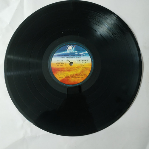 Música Disco Vinilo,los 4 Hermanos Diaz Super Bailables Trop (Usado)