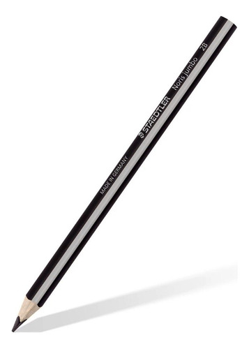 Lápis Preto Jumbo Staedtler Noris Cinza - Pastel 