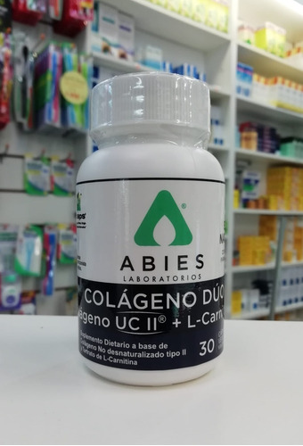 Colágeno Dúo Abies Con L-carnitina X 30 Cápsulas