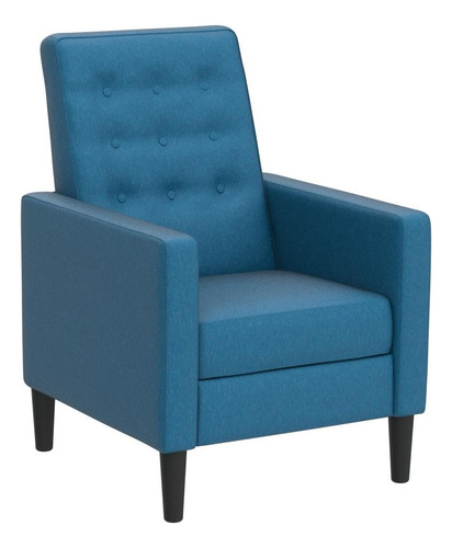 Silla Reclinable Moderna, Sofá Individual Ajustable Con Cojí