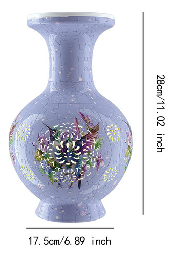 Arreglos Florales De Jarrón De Rompecabezas 3d De Estilo E