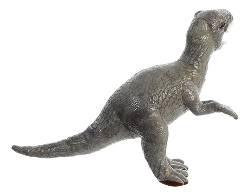 Peluche Dinosaurio Velociraptor 30 Cm Aurora 32126 Color Gris Oscuro