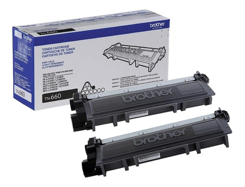 Combo 2 Toner Brother Negro Tn660 Dcp2540dw Hll2360dw 2600p