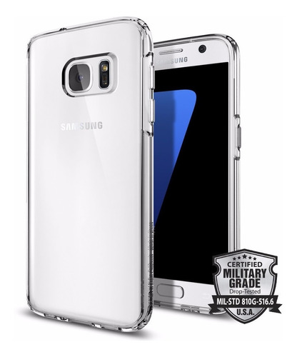 Funda Spigen Ultra Hybrid Samsung Galaxy S7 - Crystal Clear