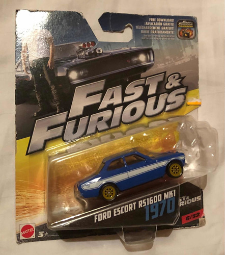 Mattel Fast & Furious Ford Escort Rs1600 Mk1 1970