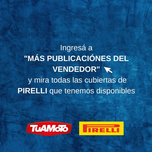 Imagen 8 de 10 de Cubierta 2.75 17 Pirelli Super city Tras Wave Crypton Dl