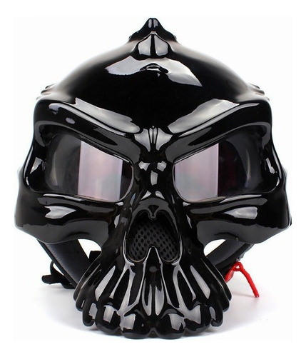 Casco Moto Calavera Personalidad Medio Casco Abs For Harley