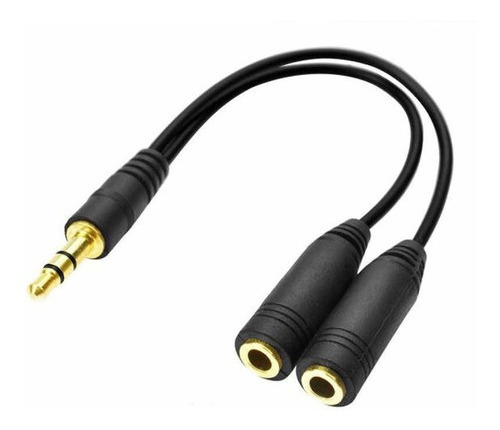 Divisor Audio Auriculares Cable Extensión Audio Estéreo 3,5m