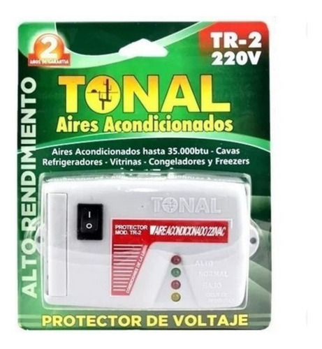 Protector De Voltaje Aires Acondicionados De Bornera Tonal