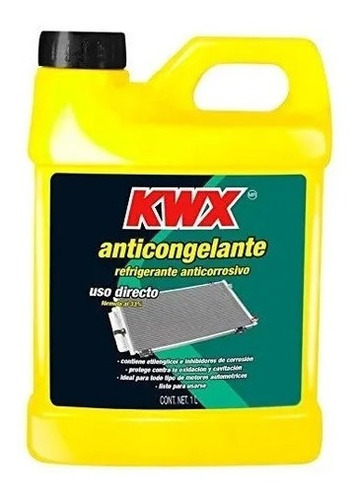 Anticongelante Uso Directo 33%  1 Lt Kwx Caja 12 Pzs