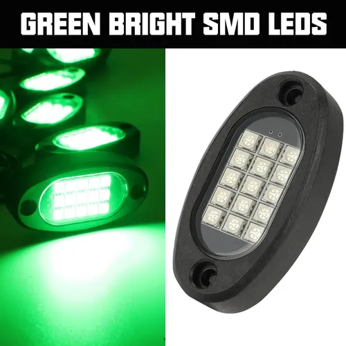 Winunite 8 Vainas Rápidas Conecte Las Luces De Roca Verde, 4