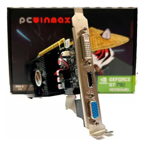 Placa De Video Nvidia Geforce Gt 730 4gb 128bits Gddr3 Hdmi