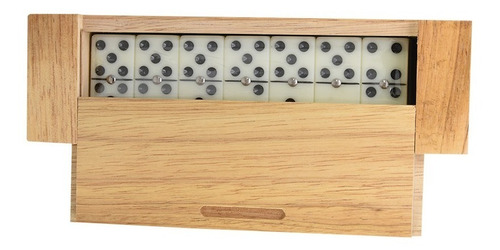 Domino De Acrilico Caja De Madera 43x21x11mm