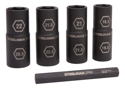 Steelman Pro Juego De 5 Piezas De 1/2 Pulgada Mtrica De 6 Pu