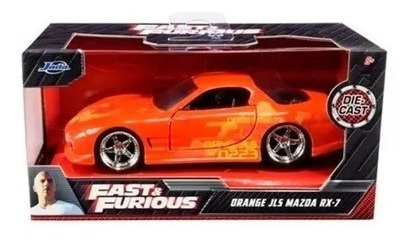 Jada - Fast & Furious | Orange 1993 Jls Mazda Rx-7 Esc 1:32