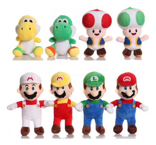 Peluche Mario Bross 25cm Con Chupon Cod Peluche77