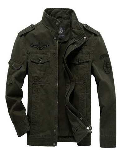 Chaqueta Táctica Estilo Militar De Algodón Para Hombre