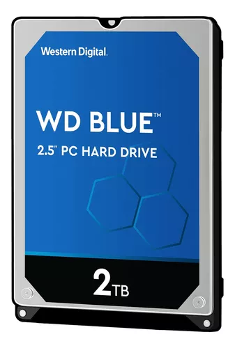 Riego transmisión cambiar Disco duro interno Western Digital WD20SPZX 2TB azul