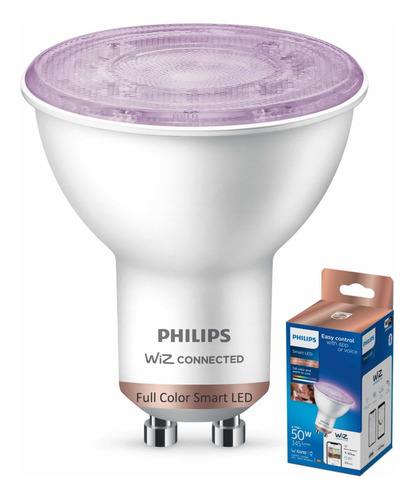 Imagen 3 de 10 de Philips Smart Gu10 Wiz Wifi Multicolores Matter Google Alexa