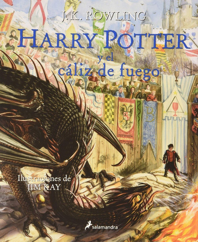Libro Harry Potter Y El Caliz De Fuego Ilustrado Español