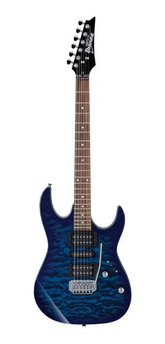 Guitarra Electrica Ibanez Grx70 Transparent Blue Tipo Strato