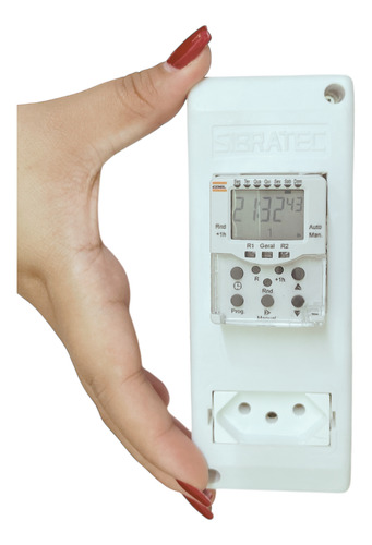 Programador Horário Bwt-40hr Sirene Escola C/ Tomada Bivolt