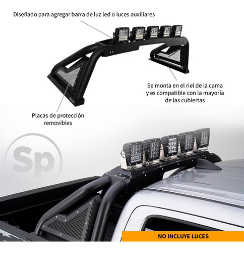 Imagen 4 de 9 de Roll Bar Go Rhino Sport Bar 2.0 Toyota Tundra 2005/ 2017