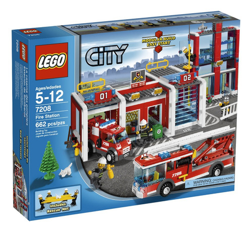 Lego City Estación De Bomberos 7208