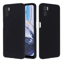 Comprar Funda Silicona Para Motorola  E22 E22i Con Felpa + Vidrio 