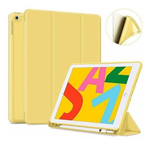 Estuche Blando Para iPad A2197 7th Gen Amarillo