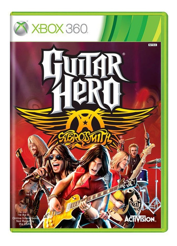 Guitar Hero: Aerosmith - Mídia Física Xbox 360