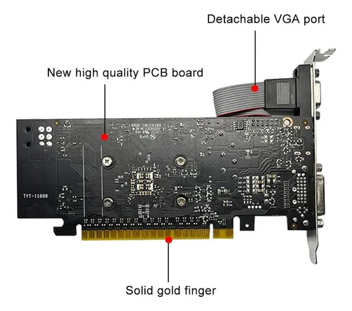 Tarjeta Gráfica Saplos Gtx 750 Ti 4gb Gddr5 128-bit
