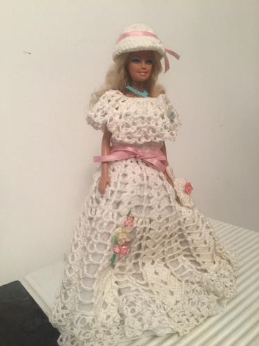 Barbie Collectibles Vestido De Crochê (Usado)
