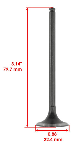 Válvula Escape Admisión Honda Crf150r 2007-2023