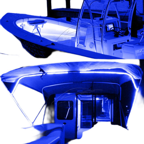 16.4ft Led Impermeable Marine Boat Yacht Deck Bow Pontón Nav