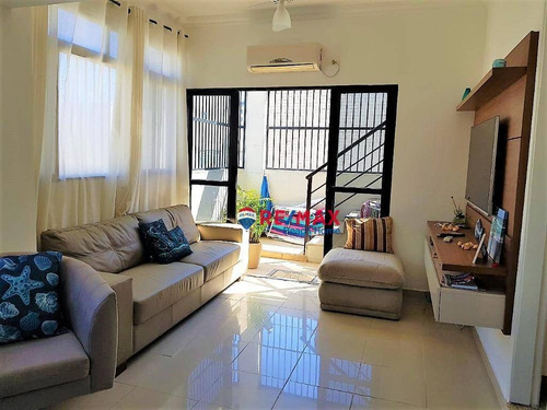 Imagem 21 de 30 de Cobertura Duplex 3 Dormitórios (2 Suítes) Mobiliado Solarium Com Piscina E Churrasqueira 2 Garagens Fixas 300 Metros Praias Tombo, Guarujá/sp - Co0065