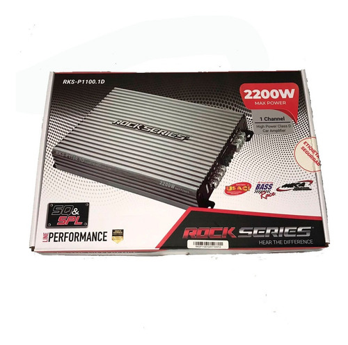 Imagen 3 de 5 de Amplificador Rockseries De 1 Canal 2200w Max Rks-p1100.1d