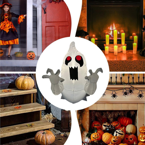 J Ventana Inflable Fantasma Fantasma Inflable Halloween