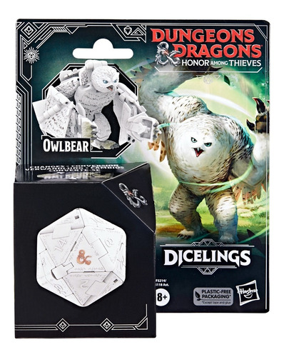 Dungeons & Dragons Cubo Y Criatura 10 Cm Owlbear Hasbro