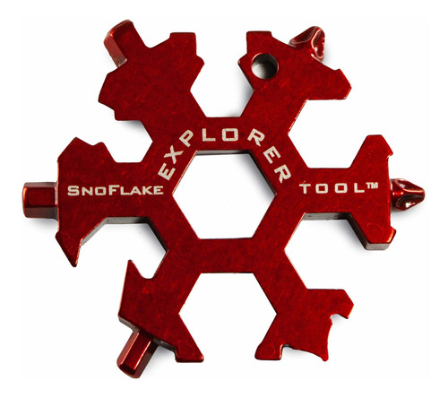 Snoflake Tools 19 En 1 Edc Snow Flake Explorer Llavero Multi