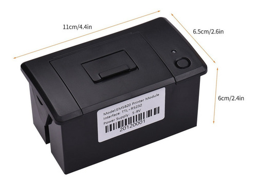Impresora Térmica Incorporada Aiebcy Do Recibo 58mm Mini I