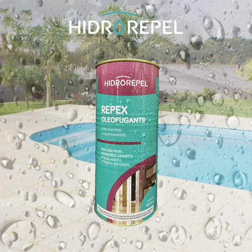 5 Oleofugante Impermeabiliza 900ml Antiderrapante Hidrorepel