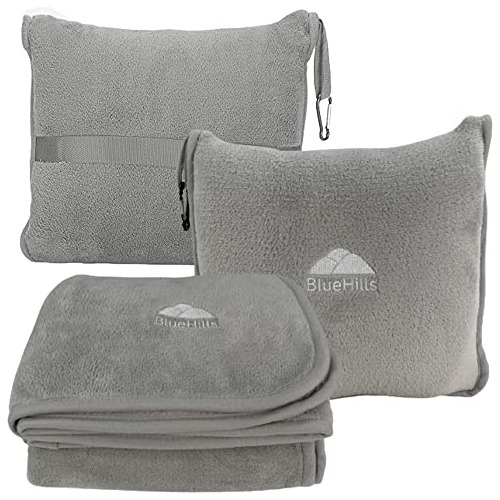 Manta De Viaje Suave Premium Almohada, Manta Grande Y C...