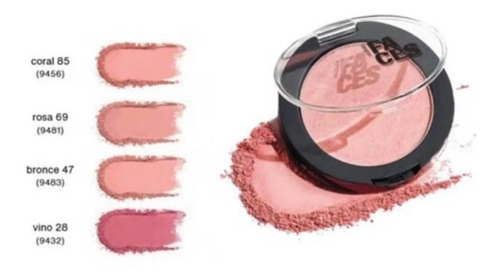 Rubor Compacto Faces De Natura Color Coral | Meses sin intereses