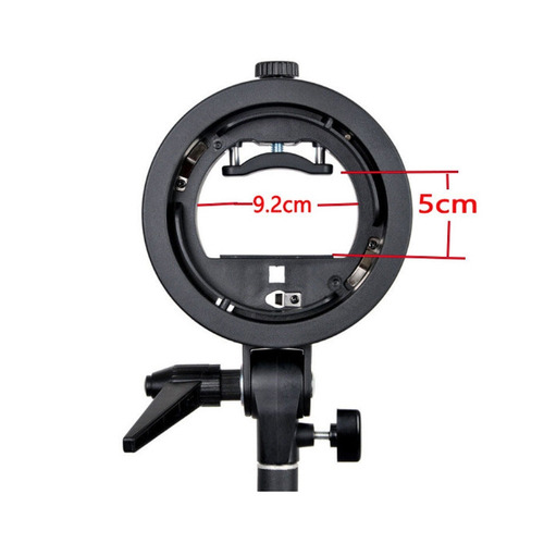 Imagen 3 de 6 de Rotula Bracket Para Flash De Zapata Godox Tipo S Con Montura Bowens