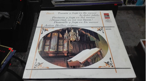 Lp Bach Musica Para Organo Anton Heiller Acetato,long Play