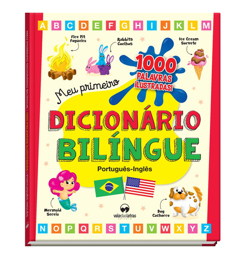 Meu Primeiro Dicionário Bilíngue, de a Vale Das Letras. Editora Vale das Letras LTDA, capa dura em português, 2017