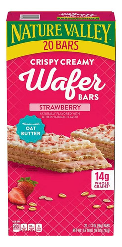 Barritas Wafer Sabor Fresa Nature Valley 20 Pack